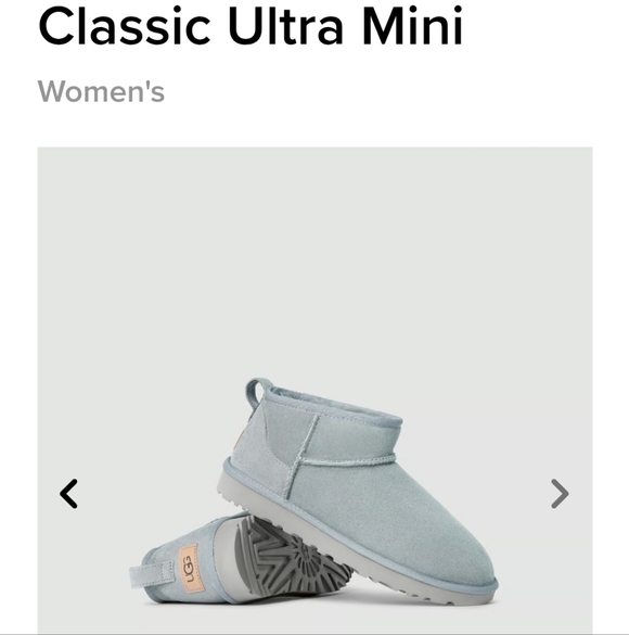 UGG Classic Ultra Mini * Limited Edition: Sea Foam - Picture 3 of 6